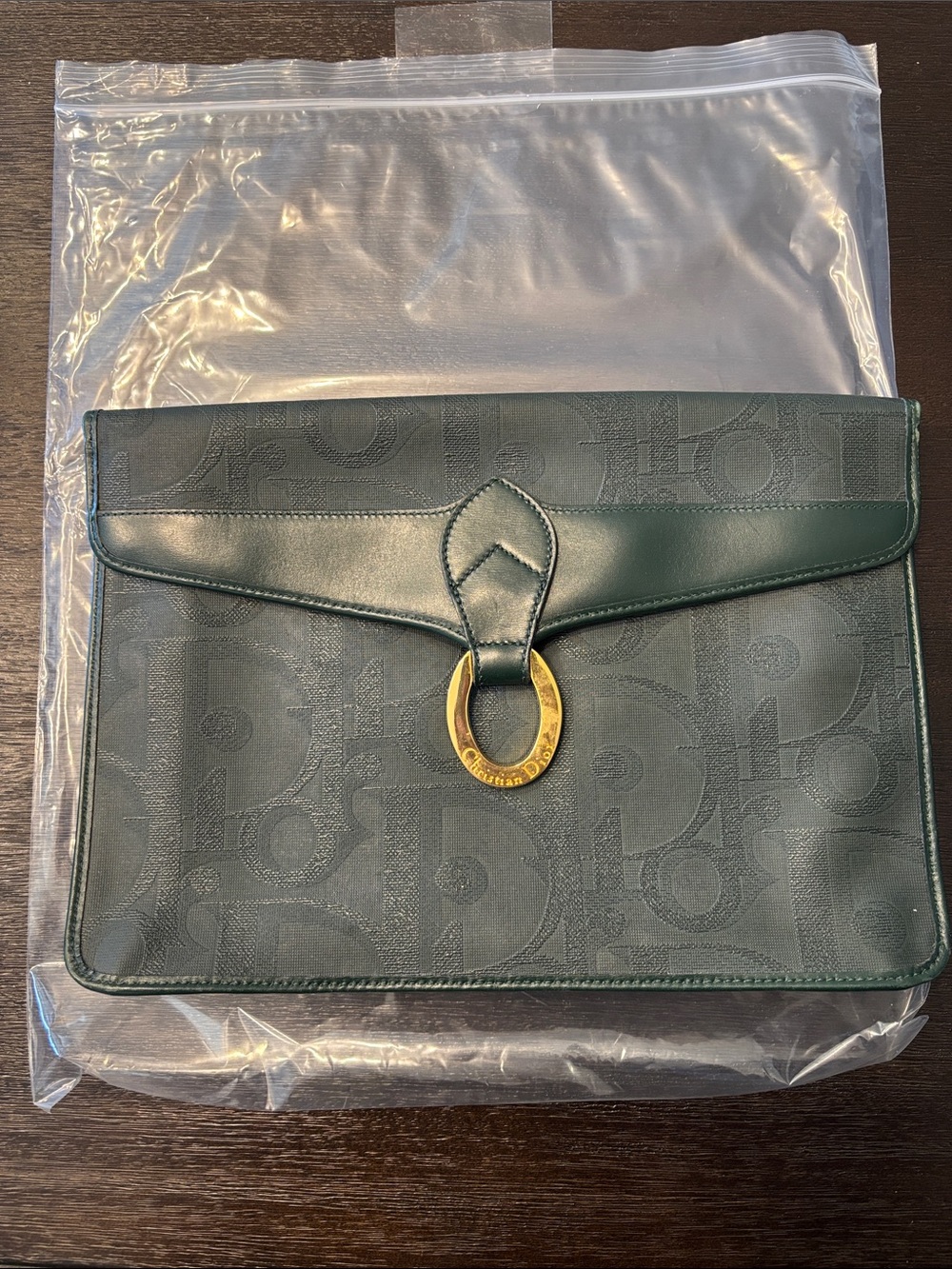 Vintage Christian Dior Dark Green Bag